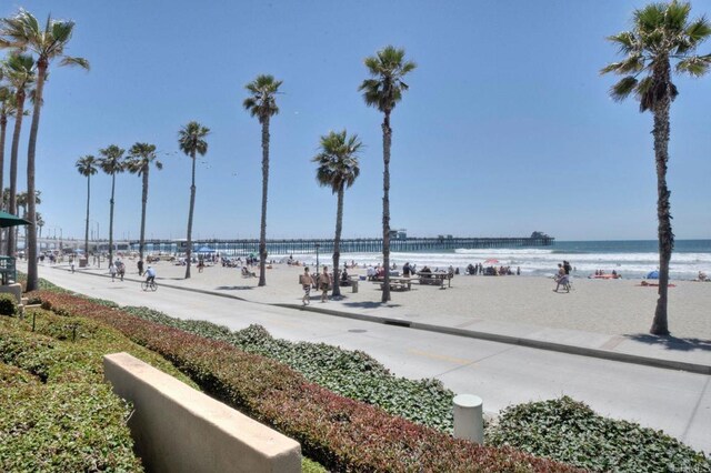 1202 N Pacific St Unit 201B, Oceanside, CA 92054 - property view of water with a beach view