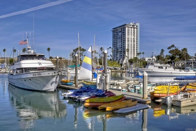 1202 N Pacific St Unit 201B, Oceanside, CA 92054 - view of dock featuring a water view