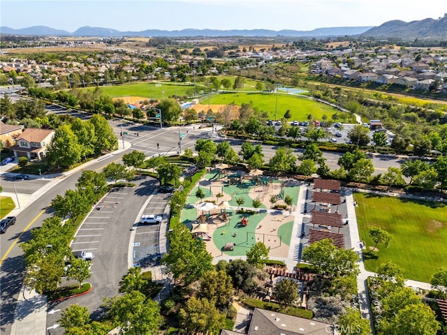 30525 Hawkscrest Rd, Murrieta, CA 92563 - aerial perspective of suburban area featuring a water and mountain view
