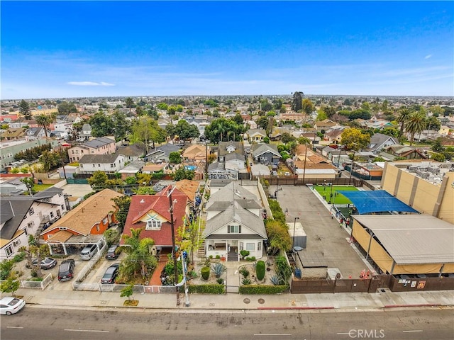 drone / aerial view featuring a residential view