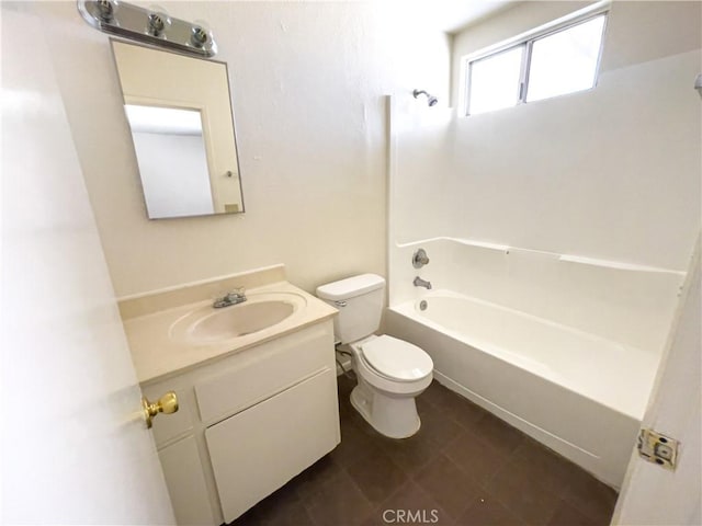 18225 Casaba Rd, Adelanto, CA 92301 - full bath with vanity, toilet, and shower / washtub combination