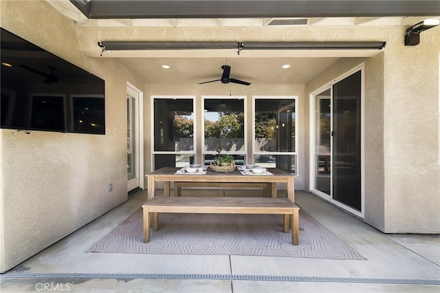 2617 Sedona Ave, Chico, CA 95973 - view of patio with a ceiling fan