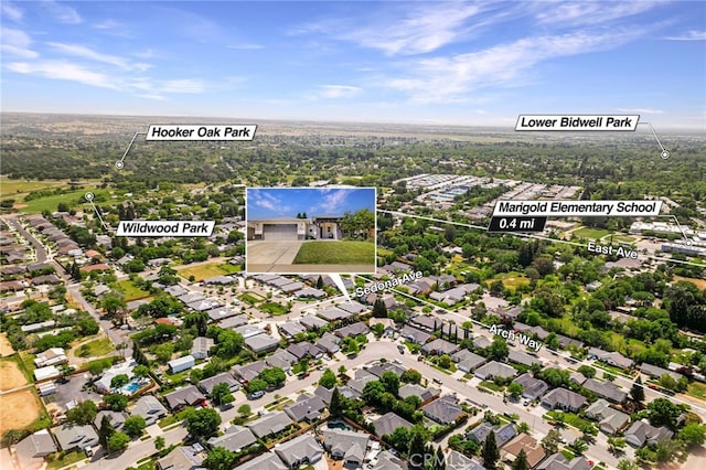 2617 Sedona Ave, Chico, CA 95973 - aerial perspective of suburban area