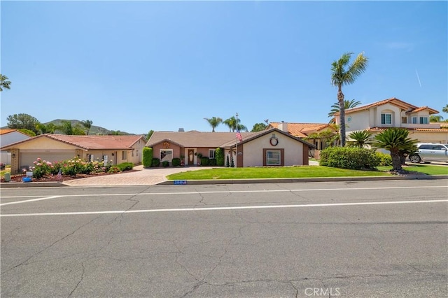 23849 Canyon Lake Dr N, Canyon Lake, CA 92587 - ranch-style home with a residential view and stucco siding