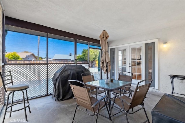 27680 Sandtrap Dr, Menifee, CA 92586 - sunroom / solarium with french doors
