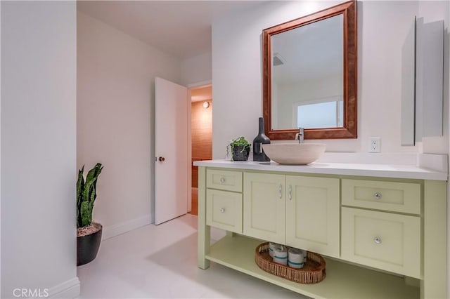 2978 Crownview Dr, Rancho Palos Verdes, CA 90275 - bathroom featuring vanity and baseboards