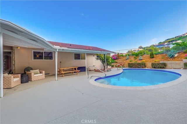 2978 Crownview Dr, Rancho Palos Verdes, CA 90275 - view of swimming pool featuring a patio area