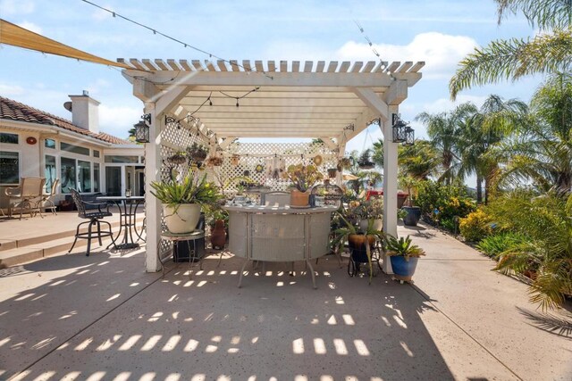 25444 Rancho Barona Rd, Ramona, CA 92065 - view of patio featuring a pergola