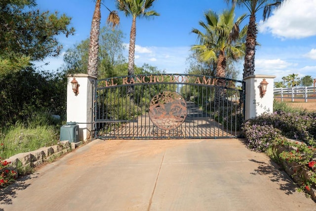 25444 Rancho Barona Rd, Ramona, CA 92065 - view of gate