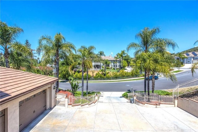 652 Fairway Dr, Redlands, CA 92373 - view of concrete surface featuring a gate
