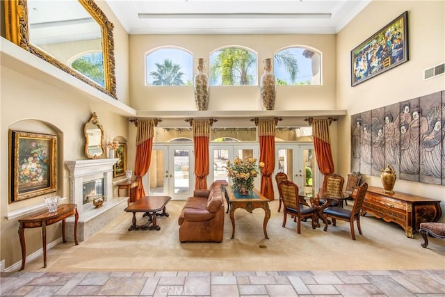 652 Fairway Dr, Redlands, CA 92373 - community lobby featuring a high ceiling