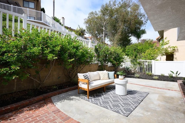 24411 Kings Vw, Laguna Niguel, CA 92677 - fenced backyard featuring an outdoor living space and a patio