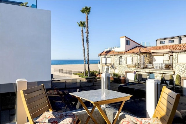 6711 Seashore Dr, Newport Beach, CA 92663 - balcony featuring a water view