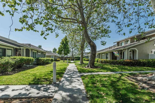 surrounding community with a lawn