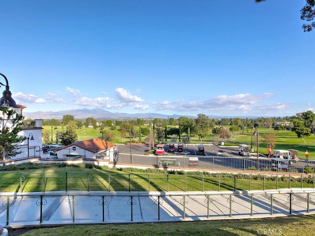 2390 Via Mariposa W Unit 2E, Laguna Woods, CA 92637 - birds eye view of property featuring a mountain view