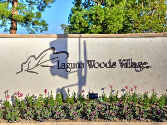 2390 Via Mariposa W Unit 2E, Laguna Woods, CA 92637 - view of community / neighborhood sign