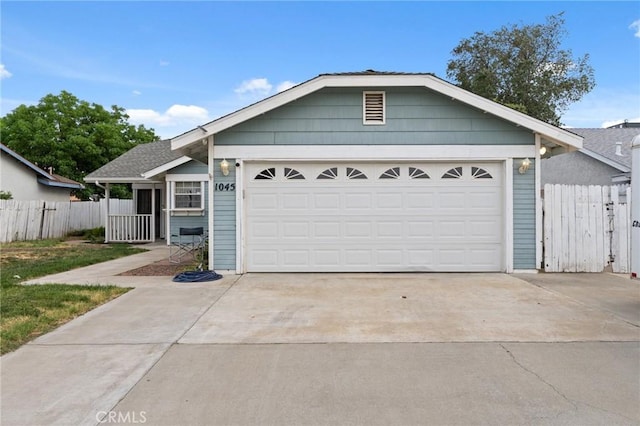 1045 Clover Ln, Hanford, CA 93230 - single story home featuring concrete driveway and a garage