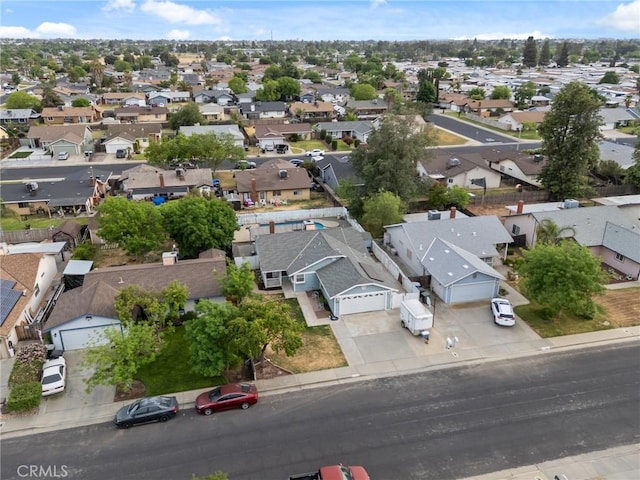 1045 Clover Ln, Hanford, CA 93230 - aerial perspective of suburban area