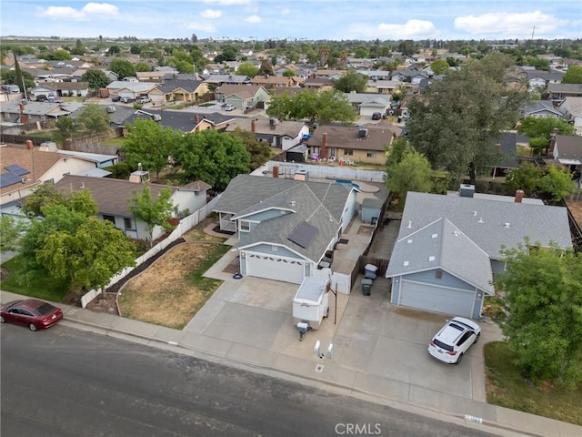 1045 Clover Ln, Hanford, CA 93230 - aerial perspective of suburban area