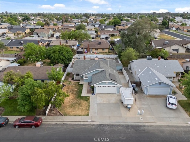 1045 Clover Ln, Hanford, CA 93230 - aerial perspective of suburban area