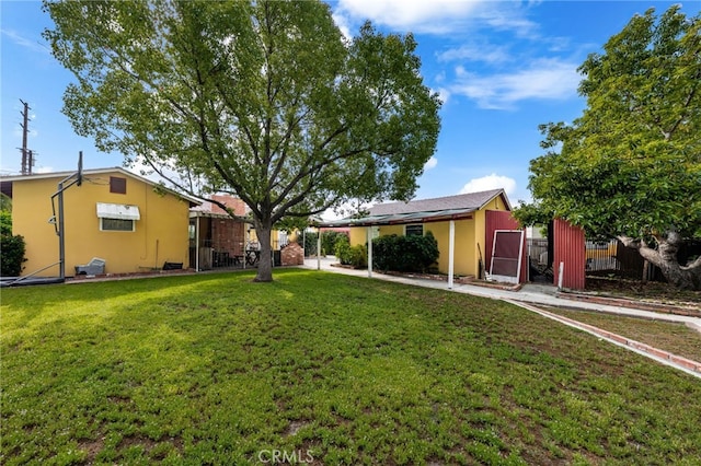 view of yard