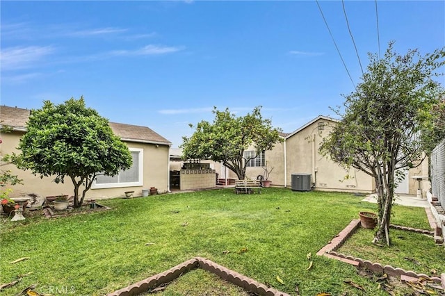7518 Loch Alene Ave, Pico Rivera, CA 90660 - view of yard featuring central AC and fence