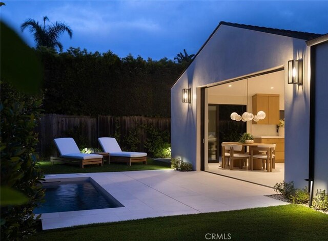 286 Cecil Pl, Costa Mesa, CA 92627 - view of patio with fence and a fenced in pool