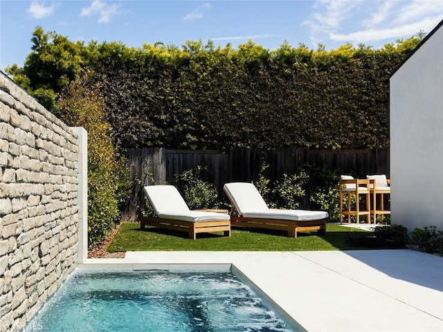 286 Cecil Pl, Costa Mesa, CA 92627 - view of pool featuring a patio, a swimming pool, and fence
