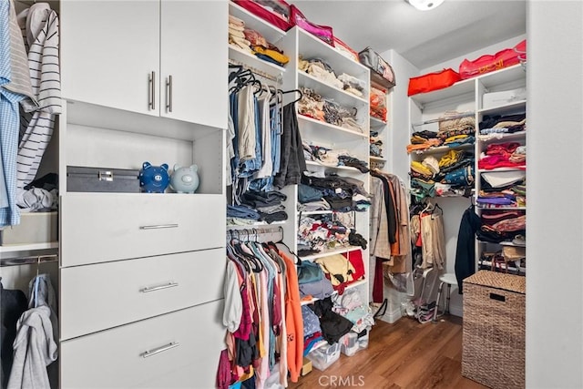 20704 Campania Ln, Porter Ranch, CA 91326 - walk in closet with wood finished floors
