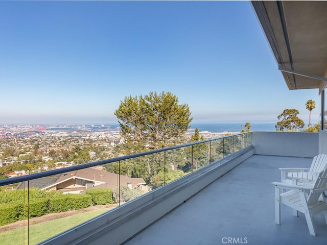 43 Avenida Corona, Rancho Palos Verdes, CA 90275 - balcony featuring a water view