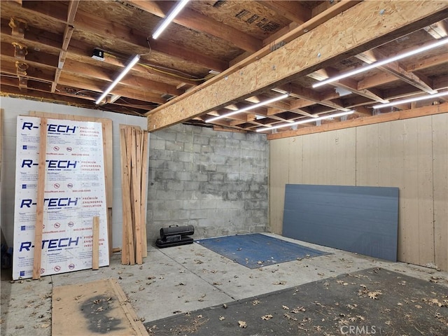 443 Hartman Cir, Cedarpines Park, CA 92322 - view of unfinished basement