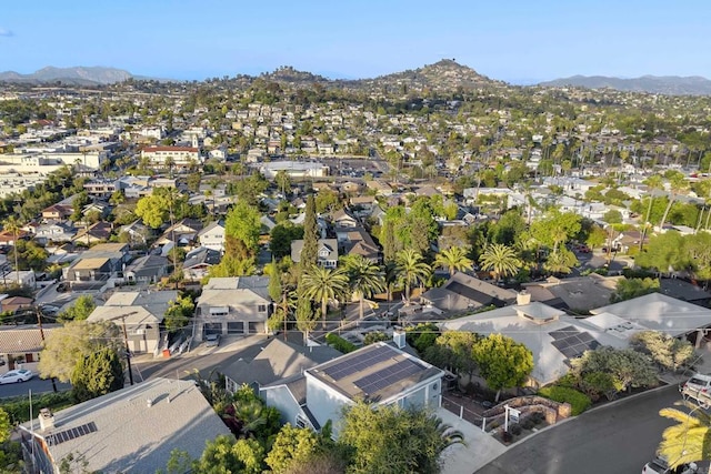8140 Pasadena Ave, La Mesa, CA 91941 - birds eye view of property featuring a residential view and a mountain view
