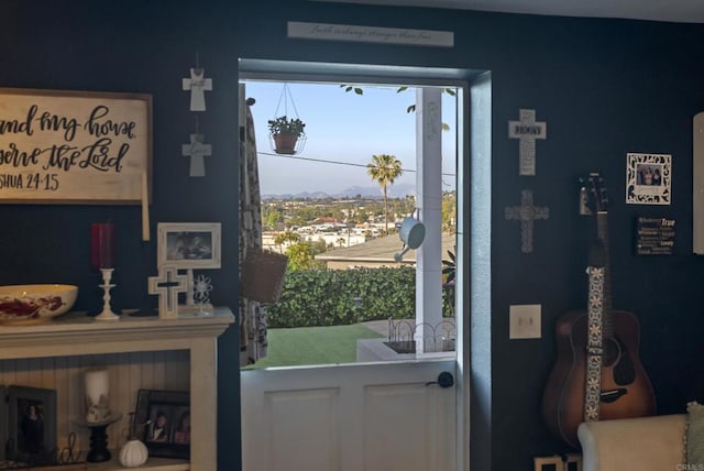 8140 Pasadena Ave, La Mesa, CA 91941 - doorway with a mountain view