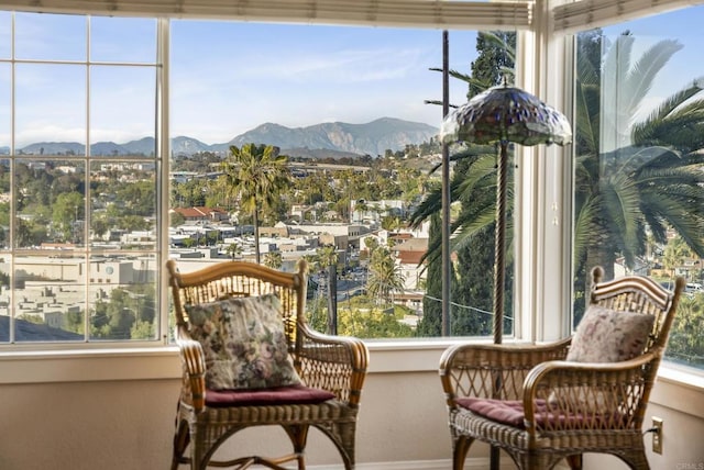 8140 Pasadena Ave, La Mesa, CA 91941 - sunroom with a mountain view and a wealth of natural light