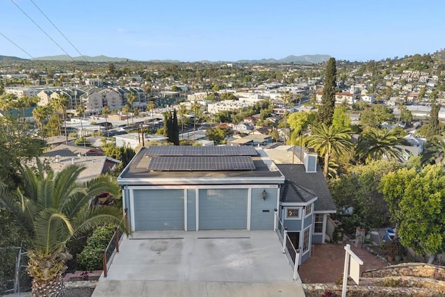 8140 Pasadena Ave, La Mesa, CA 91941 - drone / aerial view featuring a mountain view and a residential view