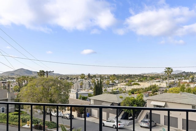 8140 Pasadena Ave, La Mesa, CA 91941 - balcony featuring a mountain view and a residential view