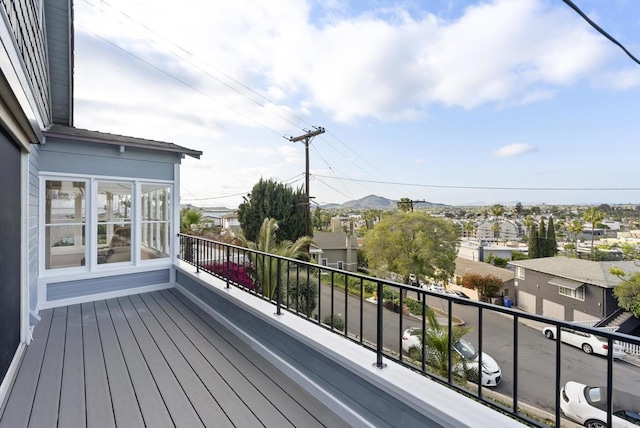 8140 Pasadena Ave, La Mesa, CA 91941 - deck featuring a mountain view