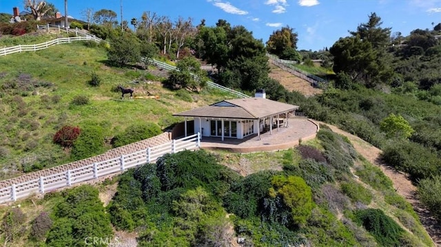 3 Poppy Trl, Rolling Hills, CA 90274 - drone / aerial view featuring a rural view