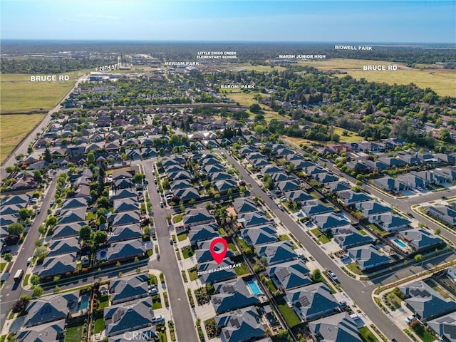 2958 Beaumont Ave, Chico, CA 95928 - bird's eye view with a residential view