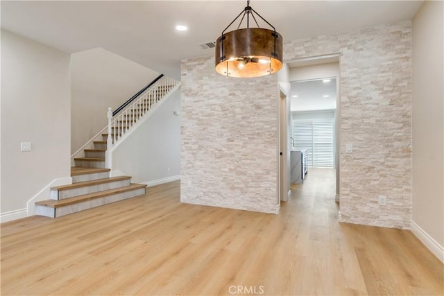 33827 Flora Springs St, Temecula, CA 92592 - entrance foyer with wood finished floors and stairway