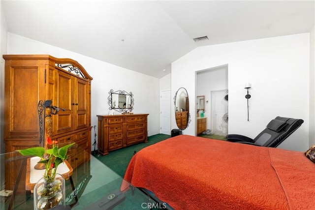 15910 Peach Tree Ln, Fontana, CA 92337 - carpeted bedroom with lofted ceiling
