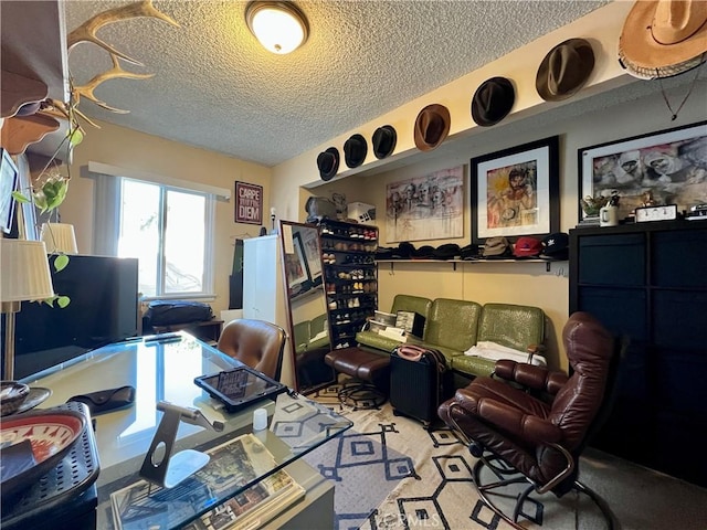 3704 Hellman Ave, Los Angeles, CA 90032 - office featuring a textured ceiling
