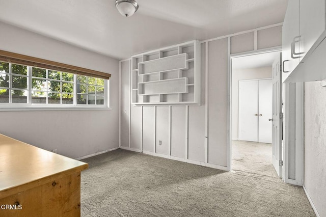 interior space with carpet flooring