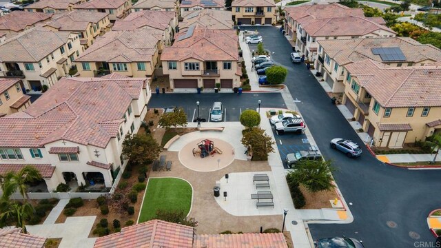 drone / aerial view featuring a residential view