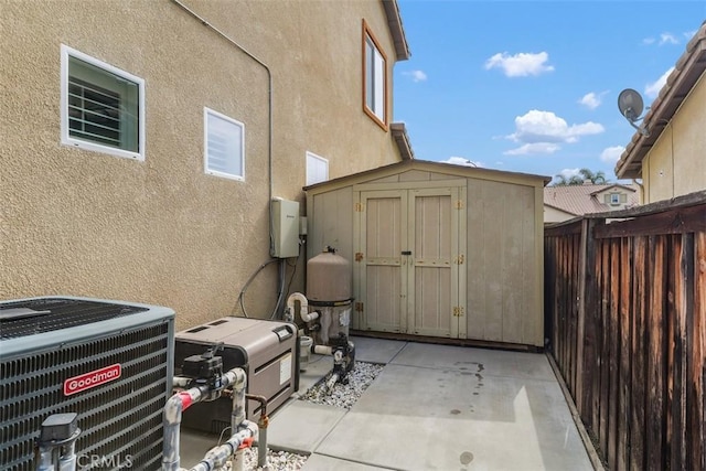 35183 Flamingo Way, Winchester, CA 92596 - view of patio / terrace featuring central air condition unit