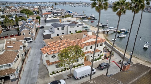 300302 S Bayfront, Newport Beach, CA 92662 - birds eye view of property featuring a residential view and a water view