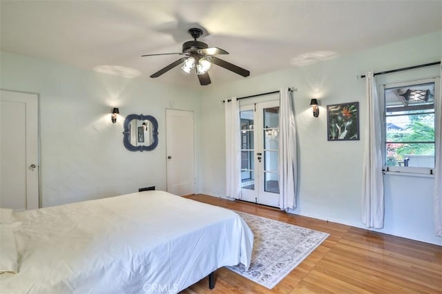 1956 E Woodlyn Rd, Pasadena, CA 91104 - bedroom with ceiling fan and wood finished floors