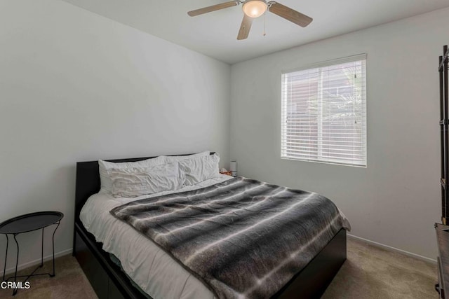 10909 Rainwater Ln, Bakersfield, CA 93306 - carpeted bedroom with baseboards and ceiling fan