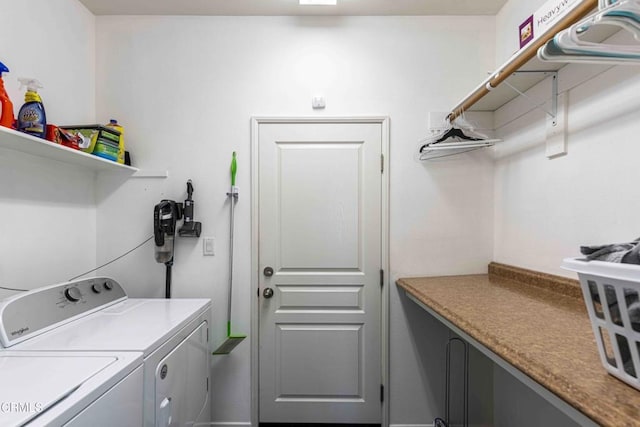 10909 Rainwater Ln, Bakersfield, CA 93306 - laundry room featuring laundry area and washing machine and dryer