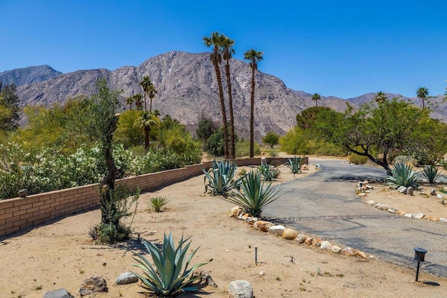 view of mountain backdrop